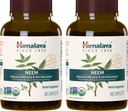 喜马拉雅有机neem草药补充剂,用于Mild Acne & Clear Skin、净化、Ayurvedic、USDA认证有机物、非GMO、Vegan、600毫克、60个植物基卡片、2包