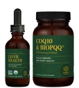 全球疗养中心 - 肝脏健康与CoQ10 & BioPQQ 与 Shilajit Kit - 用于健康血液流动的液体滴滴, Vein 环流与高级心脏,大脑支持浓度与焦点