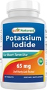 Best Naturals Potassium Iodide 65 mg - 饮食补充,60 片(60 count of 1)(6)