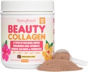 Beautific Collagen Powder-5 水解凝胶、海蚊、生物锡、Keratin、Hyaluronic Acid、维生素C和Probiotics-Hair、Skin、Nails-全天然,美国制造