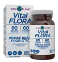 生命星球 - 生命植物免疫支持 Probiotic, 60亿 CPU, 千变万化的草原,有机蘑菇补充剂 与预生的融合, 男女消化保健 Probiotics 30 Capsules