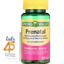 春谷产前多维生素100片,妇女产前维生素,怀孕必须有福拉特补充剂,与卢尔的45个糖尿病解码器结合