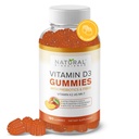 糖无维生素D3 K2 Gummys - 维生素D3 Gummys 5000 IU+K2 MK7 80 mcg,K2 D3 维生素补充成人,维生素D K2 用于骨,伊敏,心,木,无胶,非GMO,天然桃花