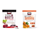 配有Bet Powder和Better Turmeric 联合支助补充剂的强力联合保健补充剂