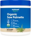 Nutricost Organizational Saw Palmetto Powder 8oz - 认证的USDA Organizational Saw Palmetto, Gluten Free (英语).