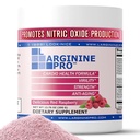 L-ARGININE PRO 5,500mg L-Arginine Plus L-Citrulline 1,100mg Raspberry 粉末饮料混合剂补充剂,用于增加硝氧化物生产
