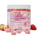 Collagen Peptide Gummys for Women,120 无糖水解,超强2500mg 蛋白质型 I,II,III,V,X 配有 15000mcg Biotin 和维生素 A B6 B12 C D E 配有 毛皮钉