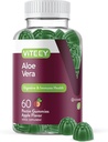 Viteey Aloe Vera Gummys for Adults - 50mg - 消化和免疫健康中的艾滋病 - Aloe Vera 补编 - Vegan, Gelatin Free, Gluten Free, GMO Free, Tasty Chewable Raspberry Flavored Gummy 互联网档案馆的存檔,存档日期2013-03-02.