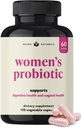 3-in-1 女性 Probiotic - 60 services - 12 独树一帜的草原, Prebiotics, D-Mannose, & Cranberry 用于消化健康,阴道健康和免疫支持 - 女性的Prebiotics和Probiotics QQpH平衡