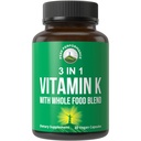 维生素K配以全食品混合剂25+蔬菜和水果,用于Max Absored. Vegan Capsules 补编. 维生素K1,K-2 MK4 + K2 Natto MK7. (原始内容存档于2018-09-29). Alternative to Drops, Gummys. VIT K配有K 2和MK-7