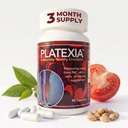 Platexia配有3000 FU Nattokinase NSP-2-90 Vegan Capsules - 可能支持血液循环 - 非GMO & Kosher - 1 Capsule/ Day, 3-Month供应