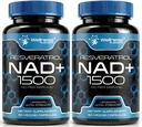 健康LABSRX NAD补编,1500mg - Liposomal NAD+ 补充Resveratrol,NAD Plus促进 - 支持细胞健康,Stamina与健康老化 - 超强卡普勒斯,美国制造 - 2包