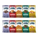 Laird Superfood 功能蛋白棒 – 蛋白棒 但与真正的成份更好,功能蘑菇 10g 植物基蛋白 6g Fiber - 非GMO - 5 Flavor Variety Pack, 10 Counter (Pack of 1).