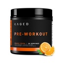 Kaged Pre Workingout Power + 橙色粉碎 + 与Creatine,Beta Alanine,L-Citrulline,BCAAs → 274 mg 有机咖啡因 + 男女预补 + 20 服务