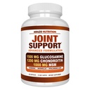 Arazo 营养 Glucosamine Chondroitin Turmeric Msm Boswellia - 骨、背、膝、手60卡普尔救济联合支助补编(60卡普尔)