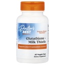 博士最佳Glutathione + 牛奶 This,支持肝脏和抗氧化剂活动,非GMO,Gluten自由,大豆自由,Vegan 60 Veggie Caps