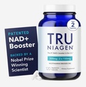 TRU NIAGEN - 获得专利的尼科蒂纳米德 Riboside NAD+ 补编。 NR支持细胞能量代谢与修复,生命力,心脏健康衰老,脑和肌肉 - 60 services / 120 capsules