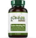 认证的有机天冬(Tendon Mending Pills):由Dimmak Herbs(英语:Dimmak Herbs)-100 Caps 500mg(英语:100 Caps 500mg)进行Tendon和韧带再生与修复.