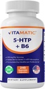 维他命5-HTP 200mg 与 B6 5mg Pervice - 240 维他命 Capsules (5-Hydroxytryptophan) - (格里夫尼亚 Simplicifolia种子提取)