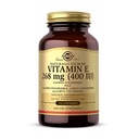 Solgar维生素E 268 MG(400 IU)(d-Alpha Tocopherol & Mixed Tocopherols),100 Softgels - 支持免疫系统与皮肤营养 - 天然抗氧化剂 - Gluten Free, 奶制品 - 100 services