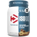 Dymatization ISO100 Whey蛋白蛋白粉隔热酶,Gourmet巧克力,蛋白质25g,20 services,5.5g BCAAs,小于120 Cal.,Gluten Free,1g Fat,1g Sugar,2g Carb