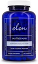 Elon Matrix Man - 60天供应量 - 男性的头发生长维生素 - Saw Palmetto & Biotin 高级配方维生素 - 促进健康胡子生长 (120卡普尔)