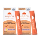 Uqora Flush - Urinary Tract* 配有D-Mannose,维生素C,维生素B6,钾,镁和钙 - Gluten-Free & Vegan - Pink Lemonade Flavor - 20 packets (2 Pack)