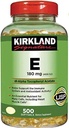 Kirkland 签名 维生素 E 180mg, 500 软胶