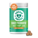 Doggie Dailies Probiotics for Dogs - 高级狗配Pubiotics - 促进消化性健康 - 支持免疫系统和整体健康(南瓜) 225 Soft Chews