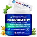 OWELL NATURALS 神经病 Cream Extra Starge Nerve Relief Cream for Foot, Hands, Legs, Toes with Arnica, Vitamin B6, Aloe Vera, MSM - 在美国制造.