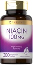 Carlyle Niacin 100mg | 300 蔬菜片 | Non-GMO, Gluten Free | 高概率公式