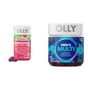 OLLY 产前多维他命软胶和男性多维他命Gummy维生素包,60和90