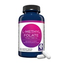 MD 生命 L-甲基乙二醇 7.5 mg 补充剂 - 专业-格氏活性 L Methylfolate 补充剂 - 30 Capsules - L-Methylfolate 7.5mg - 最大概率 MTHFR W/基本氨基酸