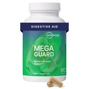微生实验室 MegaGuard Gut健康补充剂 -- -- 姜根、甘油根和蒿叶提取剂,用于支持妇女、男子和孩子的消化卫生和偶发气体 -- -- 8+(60 Capsules)