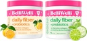 Daily Fiber 补充胶原、增生剂和电解剂- Cucumber Lime Mint 和 Orange Yuzu 普通话Flavors - 支持消化健康、减肥和水分 - 32 服务总计