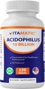 维生素酸盐 Probiotic - 10亿 CPU - 5X 可能性 - 日常Probiotic 补充,支持消化健康 - 120块