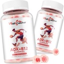 维生素ADK+B12 葡萄糖补充剂:维生素D3 K2(MK-7)与B12 配属给男方 厨师 Vegan 多维生素 支持 Bone 脑 Immune 皮革 眼糖 免脂莓 Flaward 2 Packs