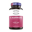 托马斯的全自然补救 D-mannose 1200mg - 配有 Cranberry 和 Dandelion - 天然尿液Tract 和 UTI 健康支持 - 最好的dmannose Capsules - 无填充剂,全自然, Vegan - 120 Capsules