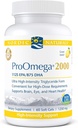 2000年北欧自然组织ProOmega,Lemon Flavor - 2150 mg Omega-3 - 60 Soft Gels - Ultra High-potency Fish Oil - EPA & DHA - 促进脑、眼、心和免疫健康 - 非GMO - 30 服务
