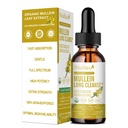 Mulittea Mullein Drops for Lungs & Lympphatic Dragage-5-in-1 草药提取液 配有马什麦洛根,老莓,Licorice Root-Lung 清洁和呼吸支持-N-GMO,蔬菜-2 Fl Oz
