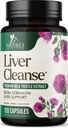 Liver Cleanse Detox & Reference Formula - 20-in-1 高级肝脏支持补编,配有Silymarin Milk Thetle, Dandelion Root, Artichoke 提取器, Turmeric, Choline, & Beetroot - 120 Veggie Capsules