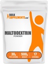Bulk Assupports.com Maltodextrin Powder - Maltodextrin 能源靴子,食品品级 - 不受欢迎的 & Gluten Free,每架30g,500g(1.1磅)(包1)