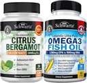 三重优势 Omega 3 鱼油软胶(1个月供应)+1000mg Citrus Bergamot 补编(1个月供应)