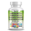 Saw Palmetto与Sting Nettle, Pygeum, 南瓜种子, 葵花莱西丁, Turmeric & Ashwagandha – 前列腺支持男性使用 Lycopene & Vitamin D3 – 90 Capsules 等.