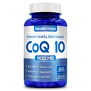 CoQ10 400mg Capsules | Vegan 友好型Coenzyme Q10 400mg 每架由易吸收Ubiquinone 补充 皮肤心脏和能量支持 |在美国制造 CGMP设施(100架)