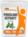 bulk Assupports.com Purslane 抽取粉末 - Portulaca Oleracea 抽取, Purslane Supplements - 来自 Purslane Herb, Gluten Free, 500 mg / service, 100g (3.5 oz) (Pack of 1)