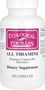 生态公式 Allitiamine 维生素B1,50毫克,250个计数