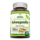 草药秘诀 Ashwagandha 抽取补充 | 500 Mg Per service | Veggie Capsules | Non-GMO | Gluten Free | | |  USA  USA (1 Pack, 120 Counter) 美国制造的草药秘诀
