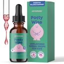 JoySpring Potty Wise Drops – 为孩子和托德勒斯提供自然便秘救济 – 长老莓, Licorice 根提取, Fennel种子 & Senna – 无糖 Vegan 液体混合剂补充剂(1 fl oz) 30 服务
