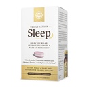 Solgar Triple Action Sleep, 30 Tri-Layer板块 - Time-Release Melatonin & L-Thenine Plus Herbal Blend - 帮助你放松, Fall Asleep Fast & Stay Asleep Longer - 非GMO, Gluten Free - 30 services
